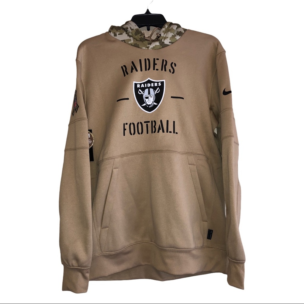 Nike LV Raiders NFL Salute to Service Camo Hoodie